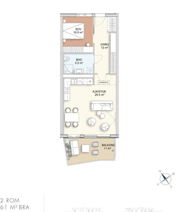 Ny Til Leie Ons 2024 Apartamento